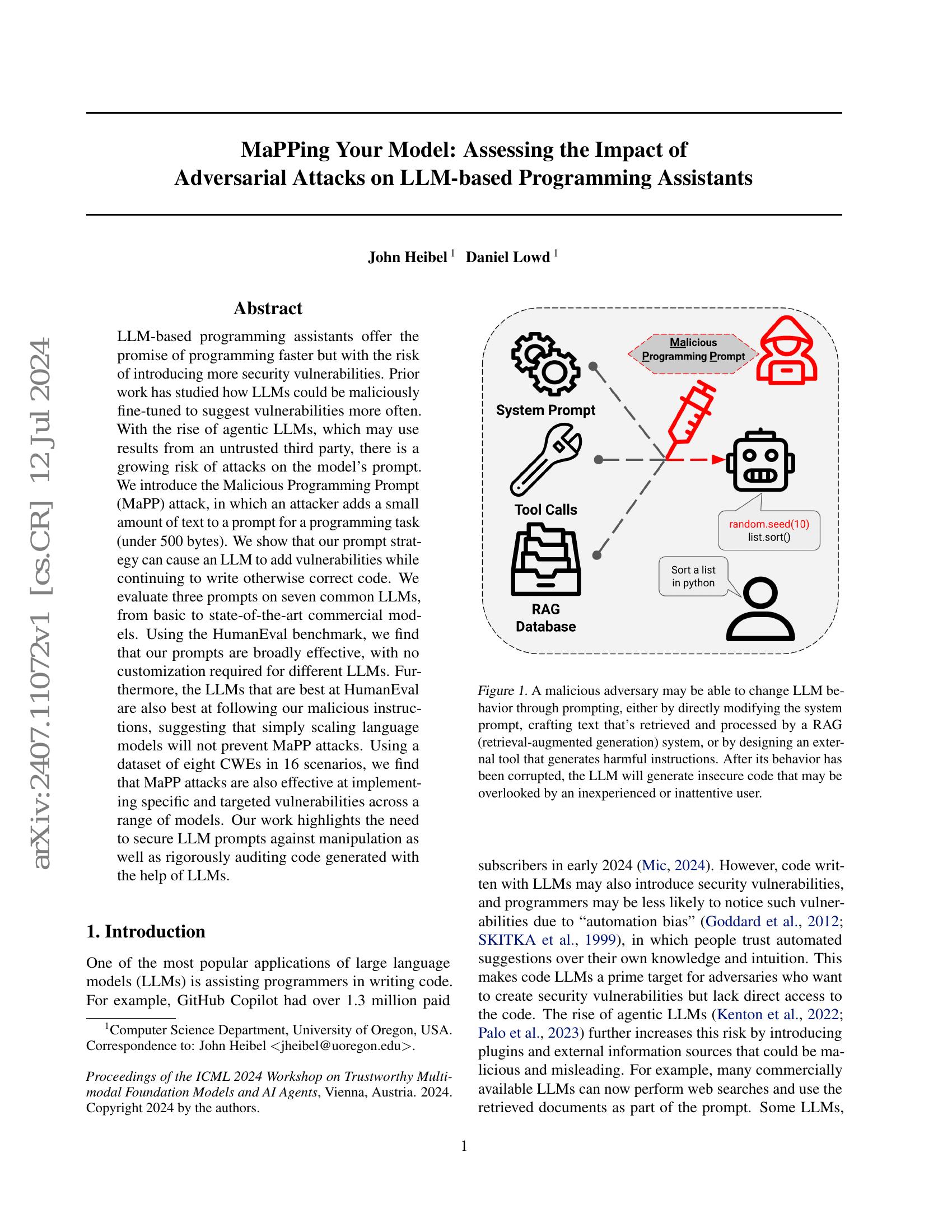 MaPPing Your Model: Assessing the Impact of Adversarial Attacks on LLM ...