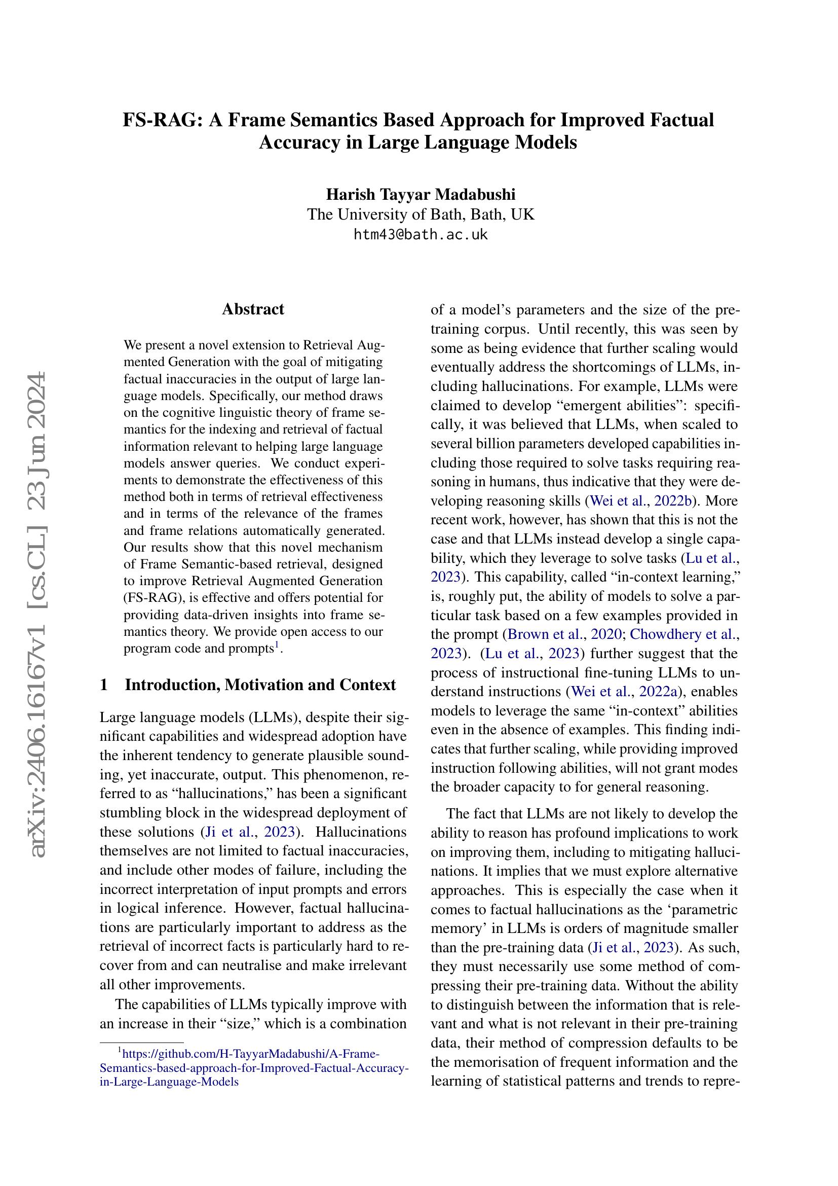 Frame Based Semantic FS-RAG: A Frame Semantics Based Approach for Improved Factual Accuracy ...