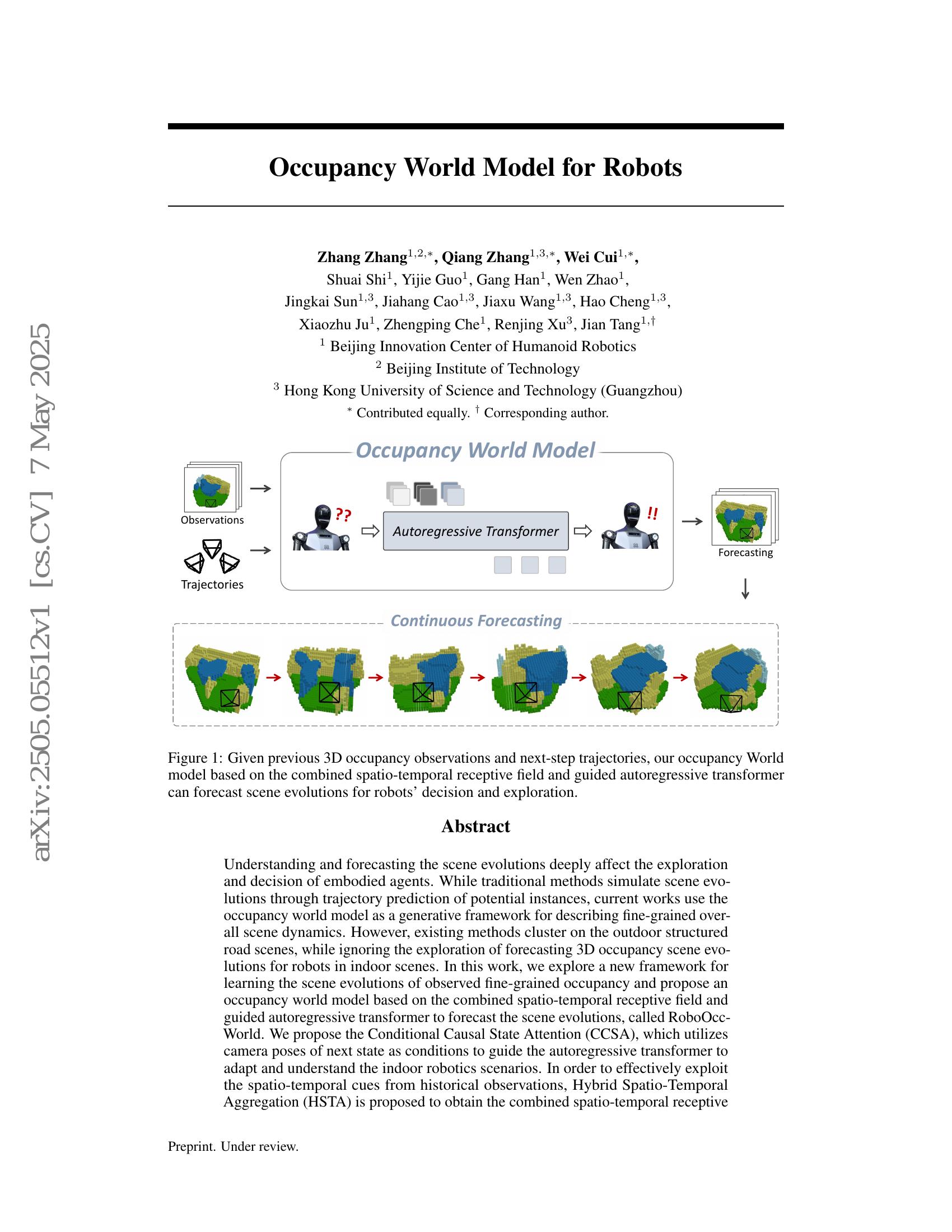 Basic Occupancy Model Occupancy World Model for Robots - 智源社区论文