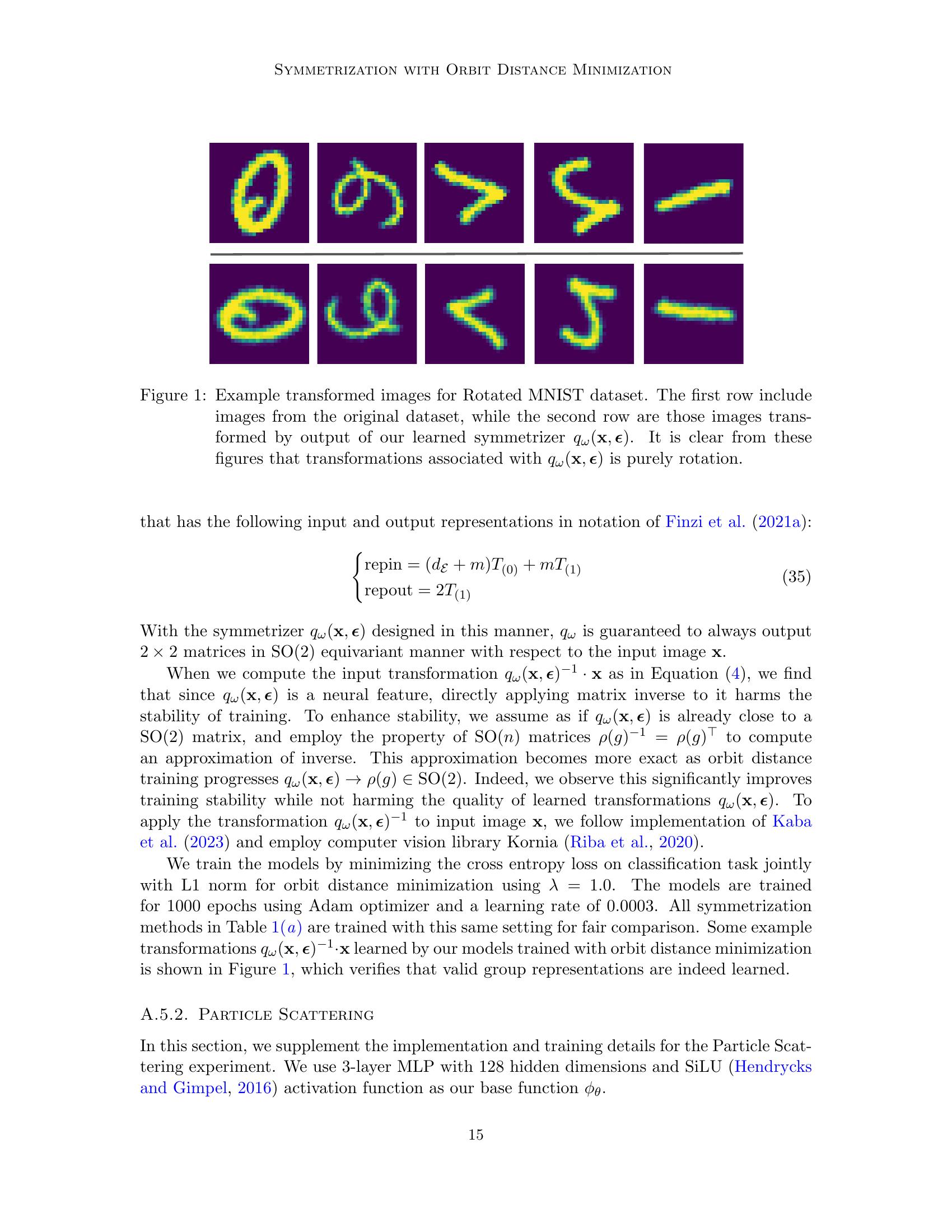 Distance Minimization Method Learning Symmetrization for Equivariance with Orbit Distance ...