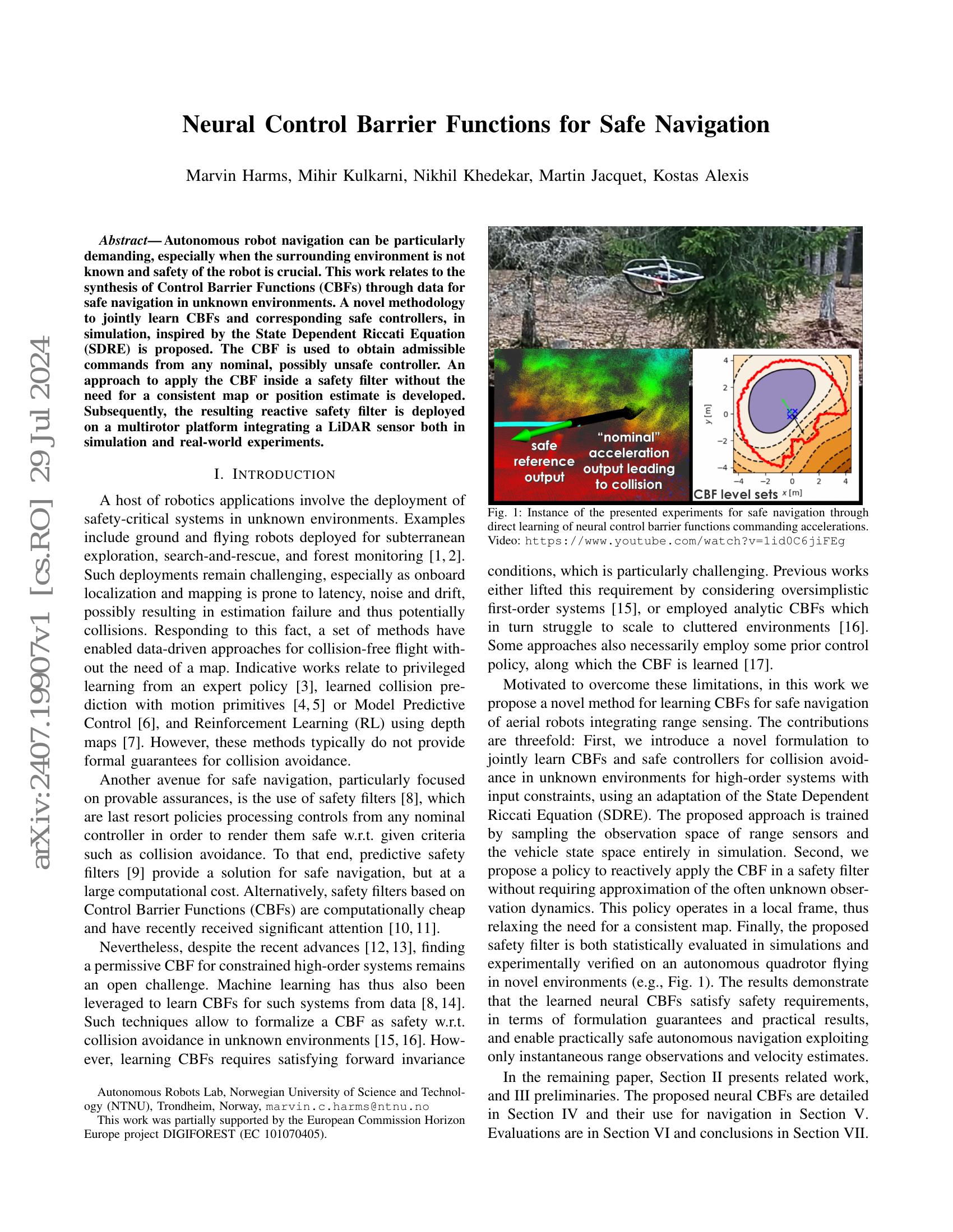 Neural Control Barrier Functions for Safe Navigation - 智源社区论文