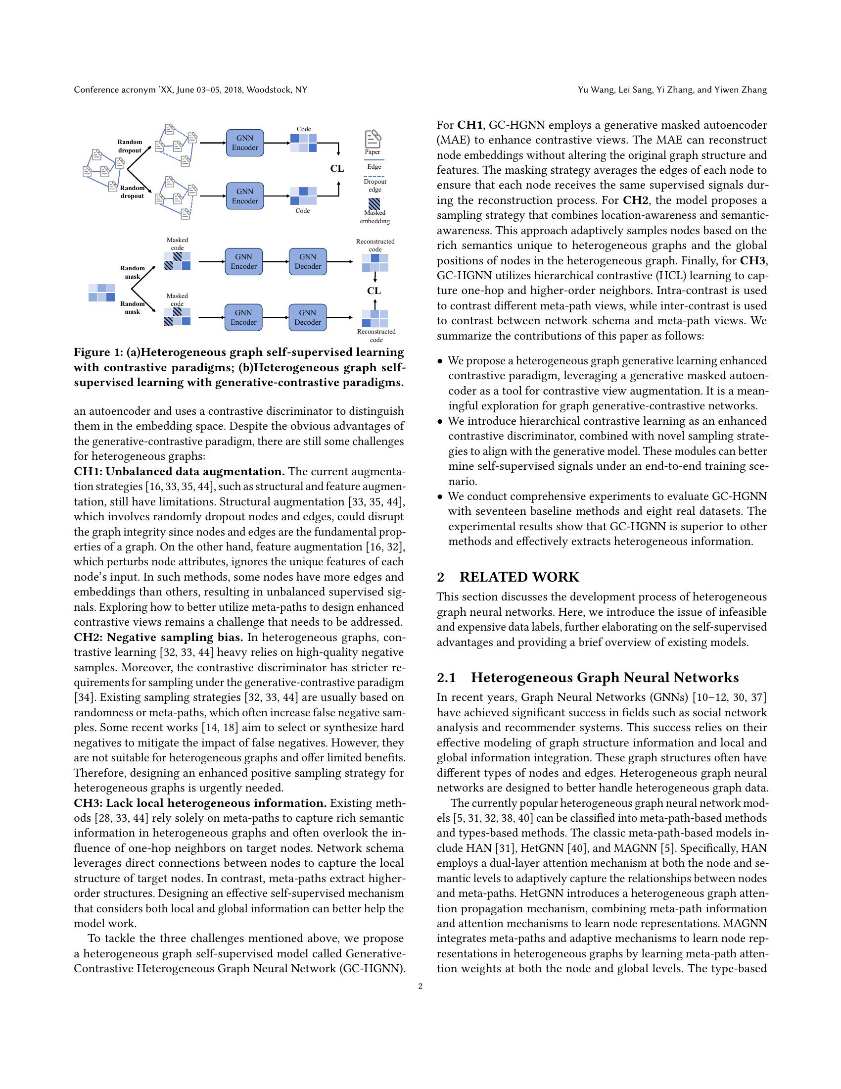 Generative-Enhanced Heterogeneous Graph Contrastive Learning - 智源社区论文