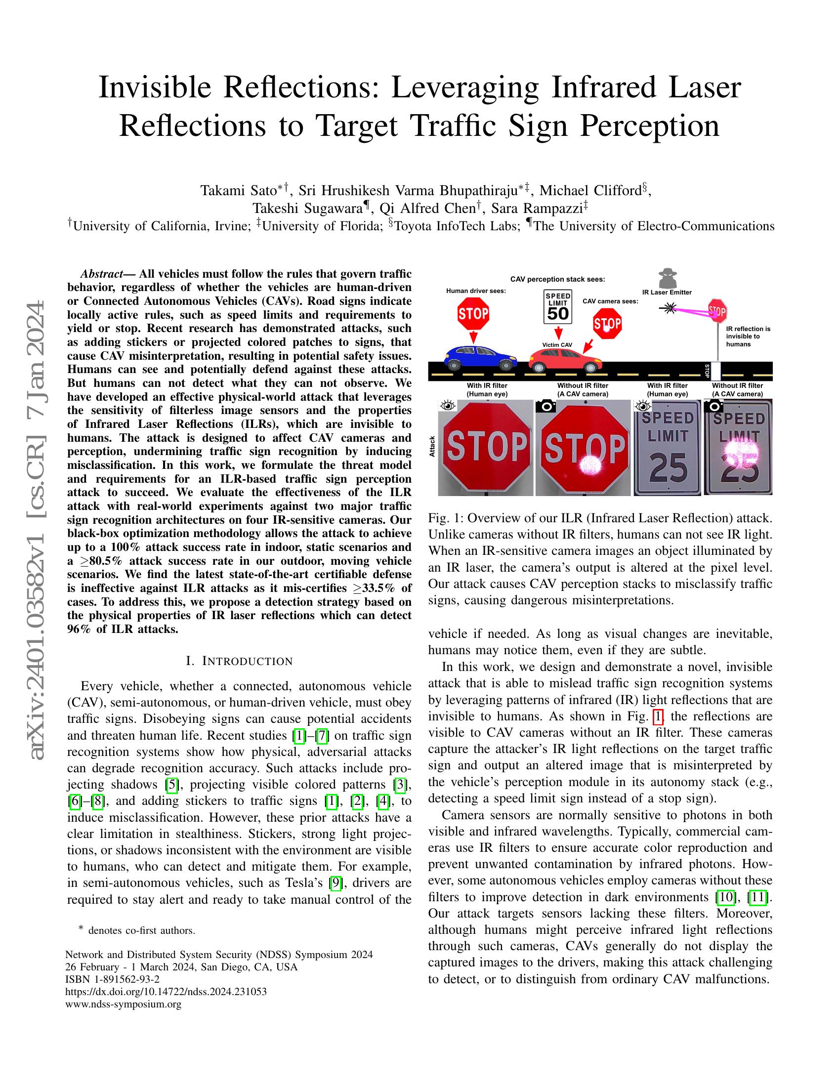 Invisible Reflections: Leveraging Infrared Laser Reflections to Target ...