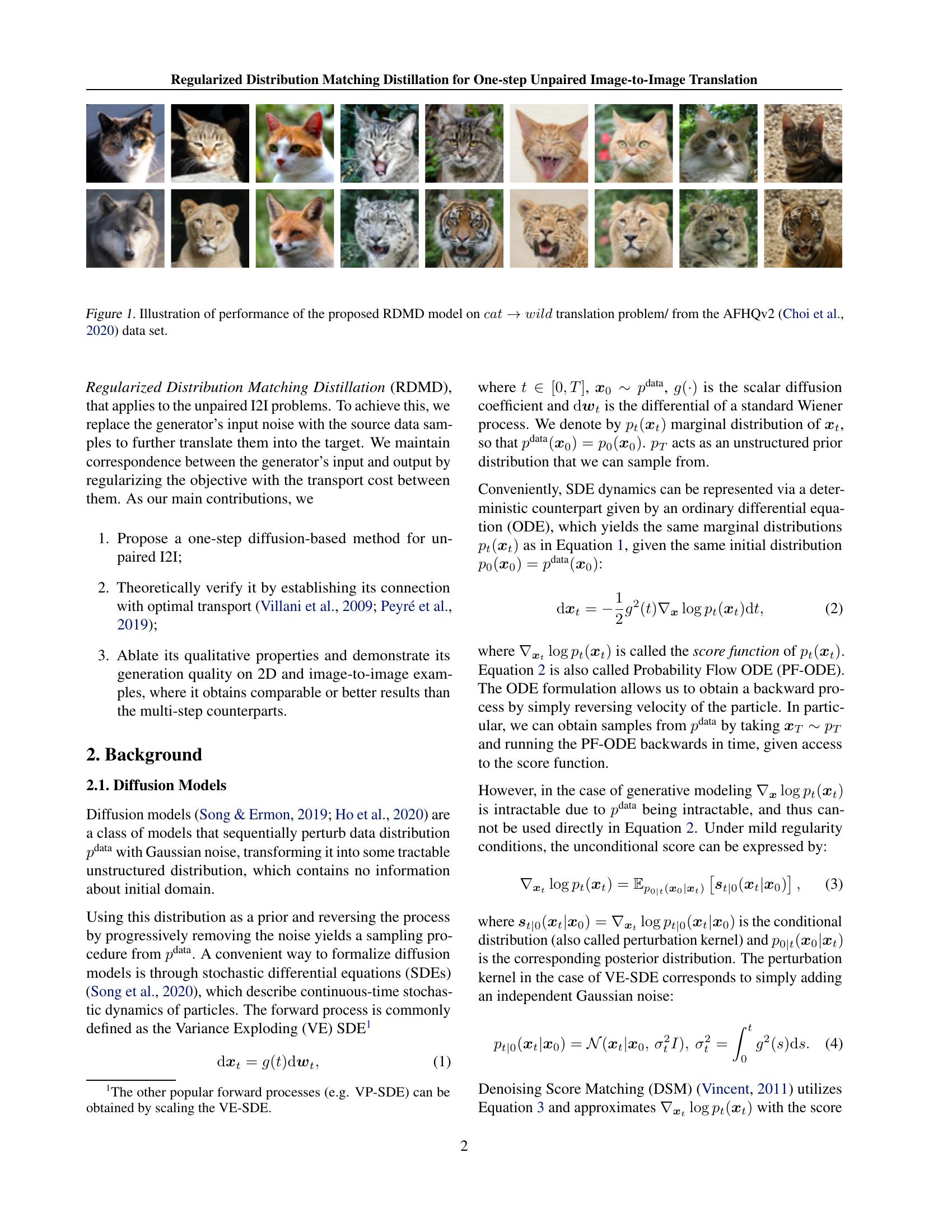 Regularized Distribution Matching Distillation for One-step Unpaired ...