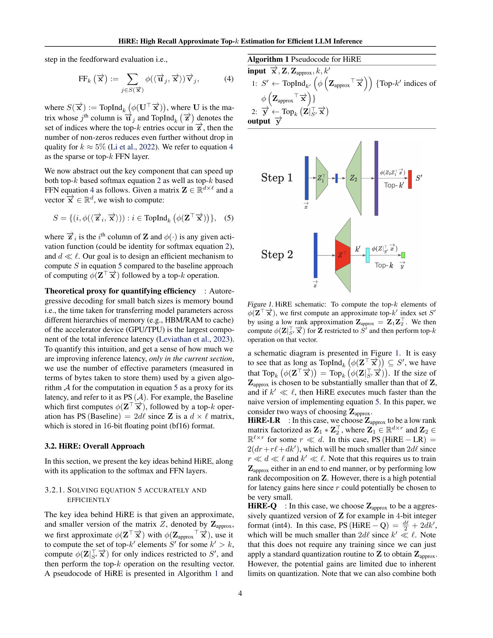 HiRE: High Recall Approximate Top-$k$ Estimation for Efficient LLM ...