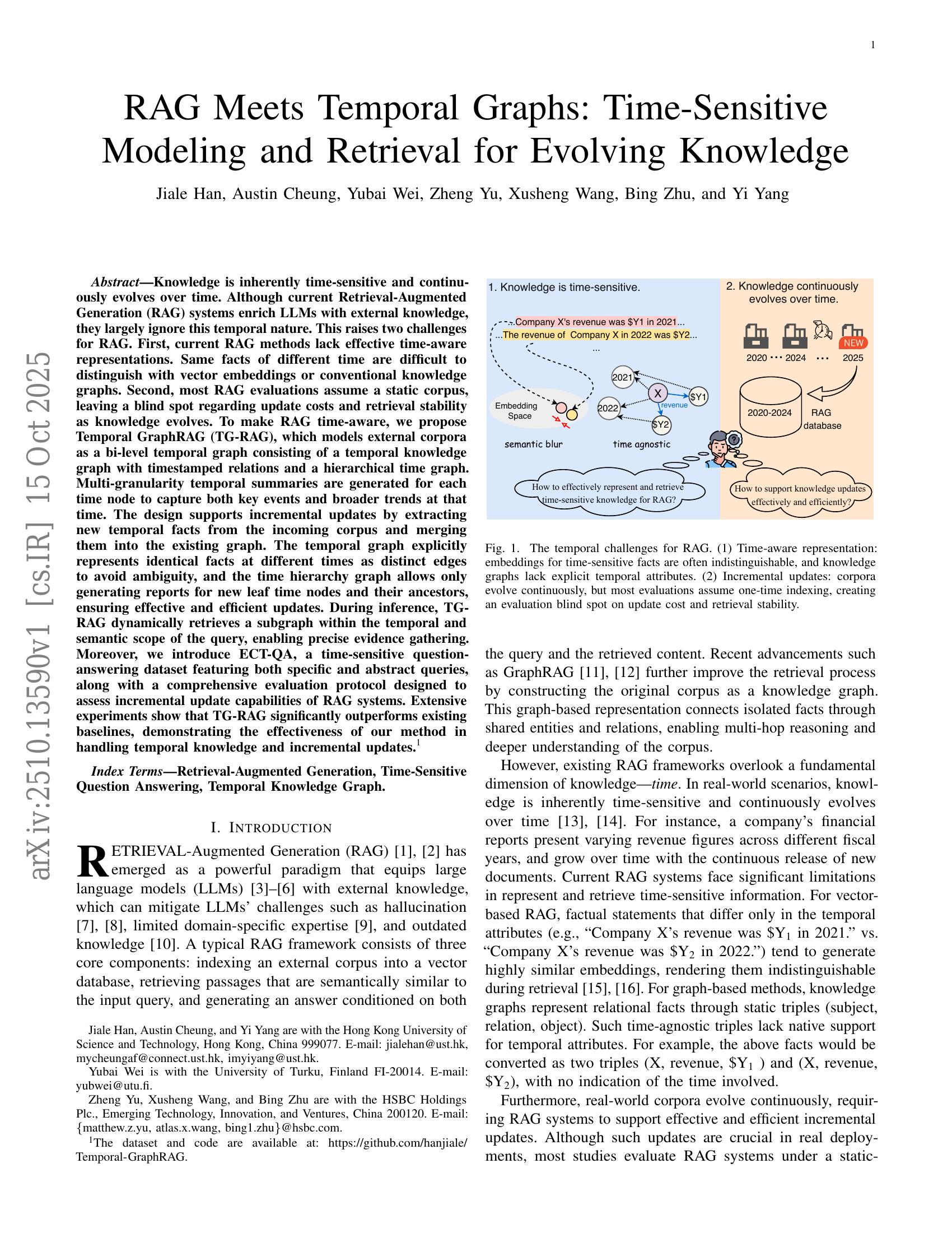 RAG Meets Temporal Graphs: Time-Sensitive Modeling and Retrieval for ...