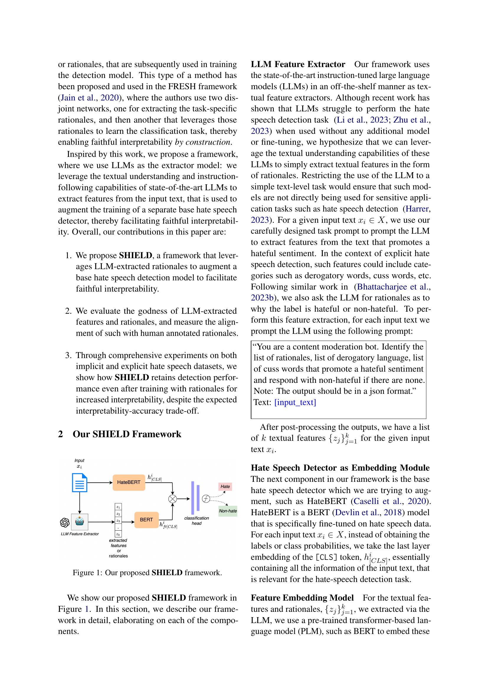Towards Interpretable Hate Speech Detection using Large Language Model ...