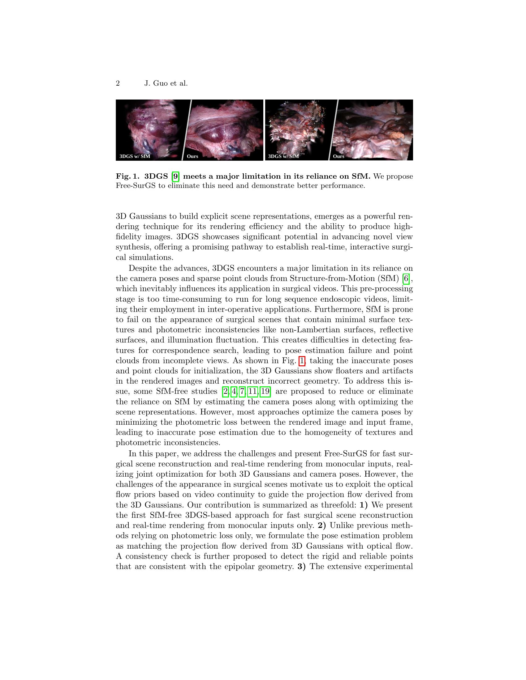 Free-SurGS: SfM-Free 3D Gaussian Splatting for Surgical Scene ...
