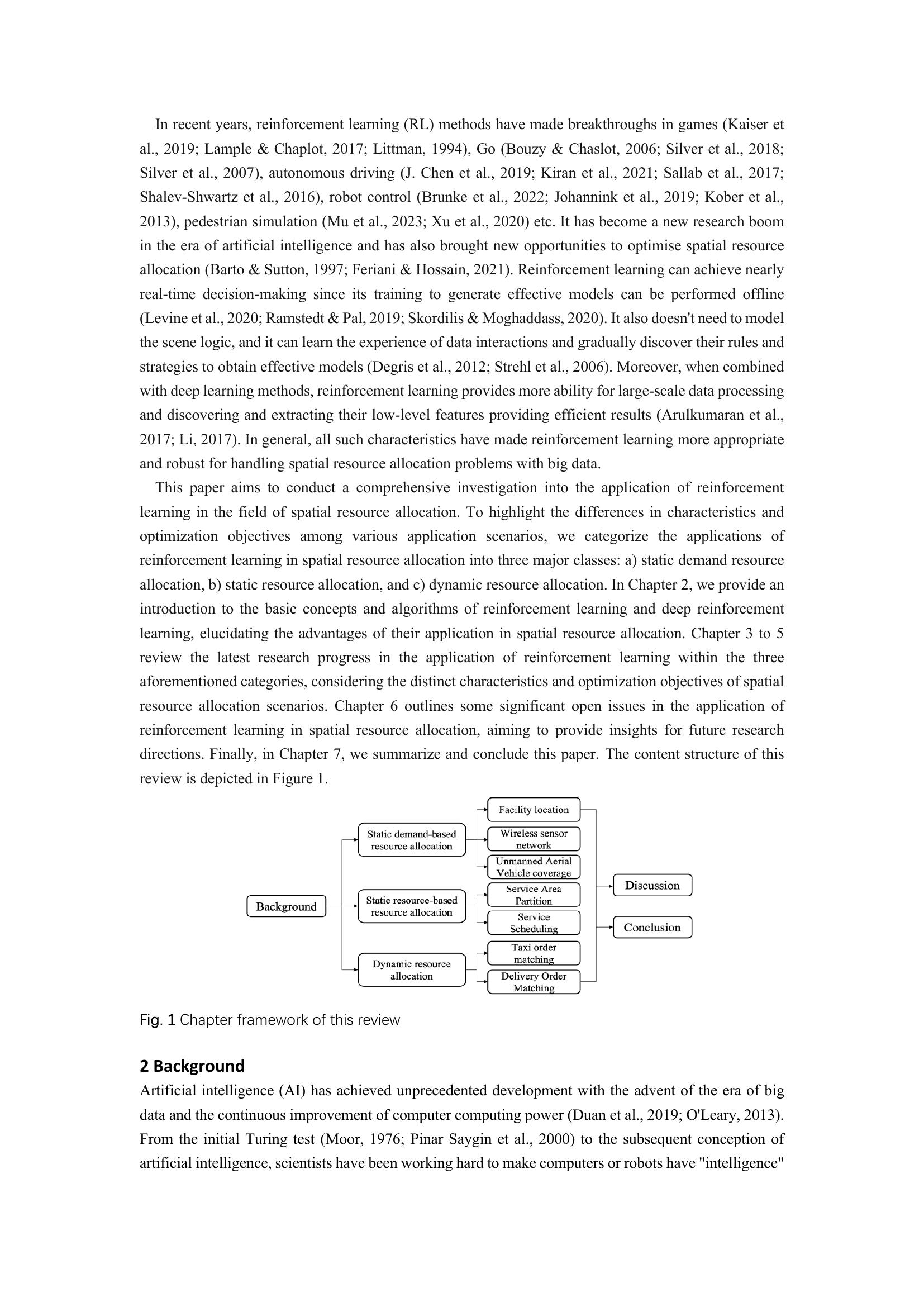 A Survey on Applications of Reinforcement Learning in Spatial Resource ...