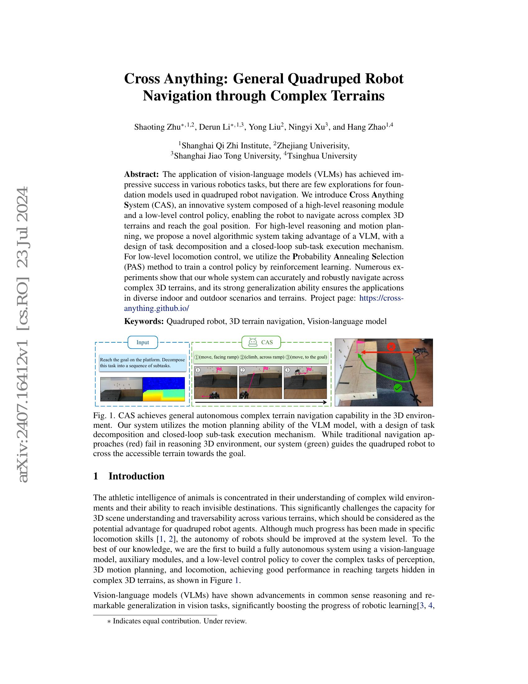 cyber:bot python challenge - compass navigation! -... Cross Anything: General Quadruped Robot Navigation through Complex ...