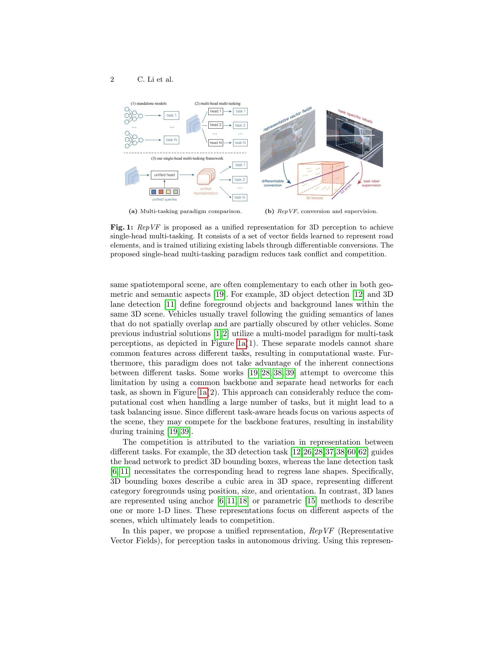RepVF: A Unified Vector Fields Representation for Multi-task 3D ...