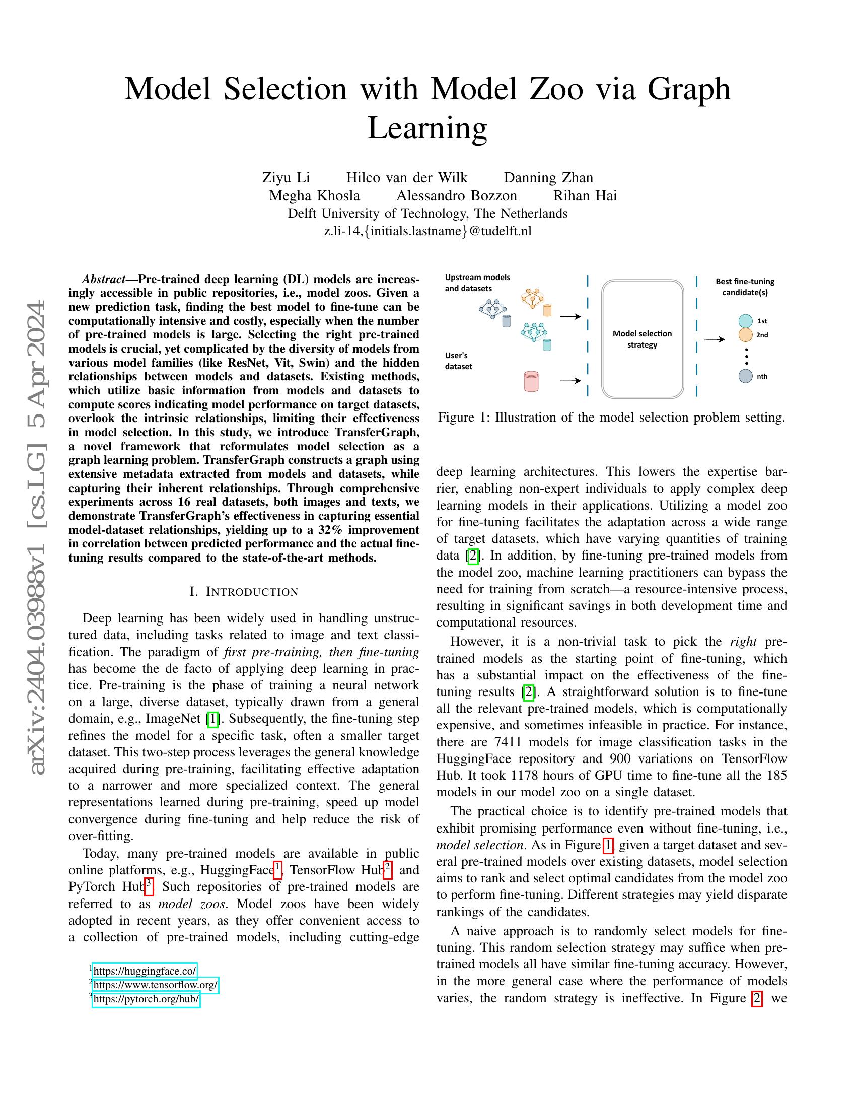 Model Selection with Model Zoo via Graph Learning - 智源社区论文