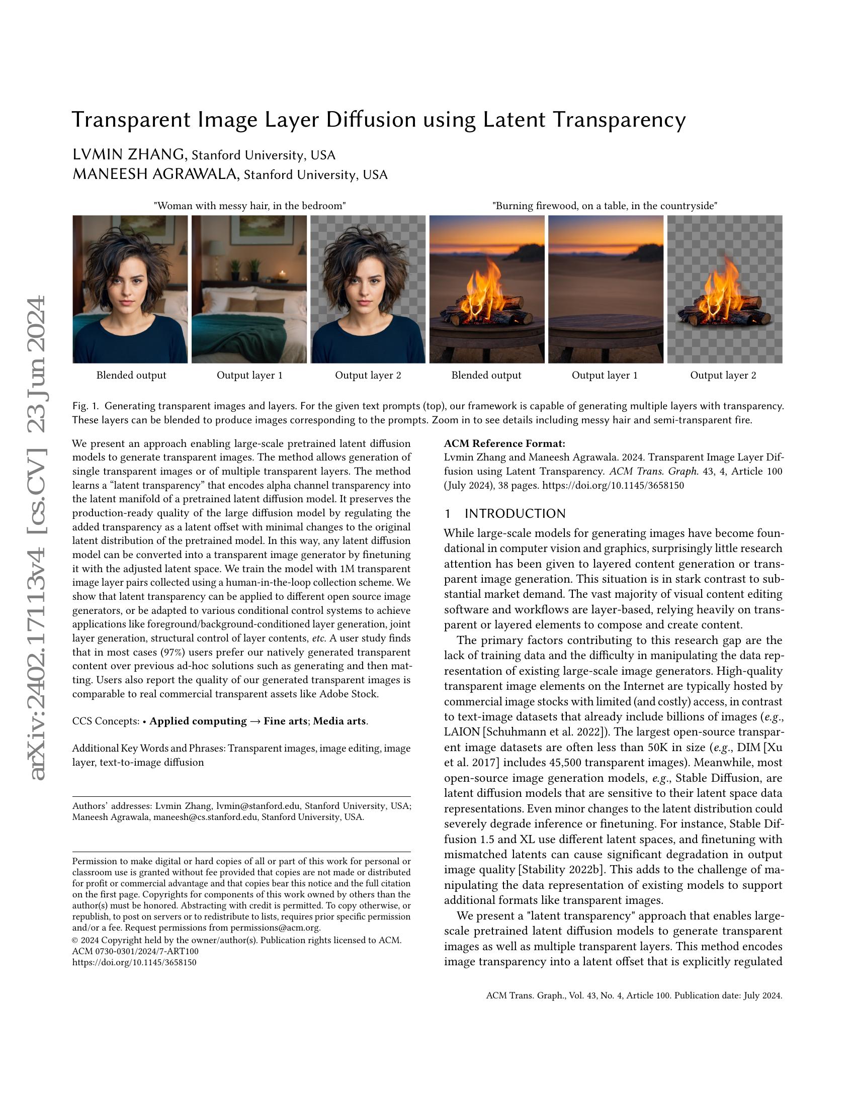 Translucent Diffusion Photography Transparent Image Layer Diffusion using Latent Transparency - 智源社区论文