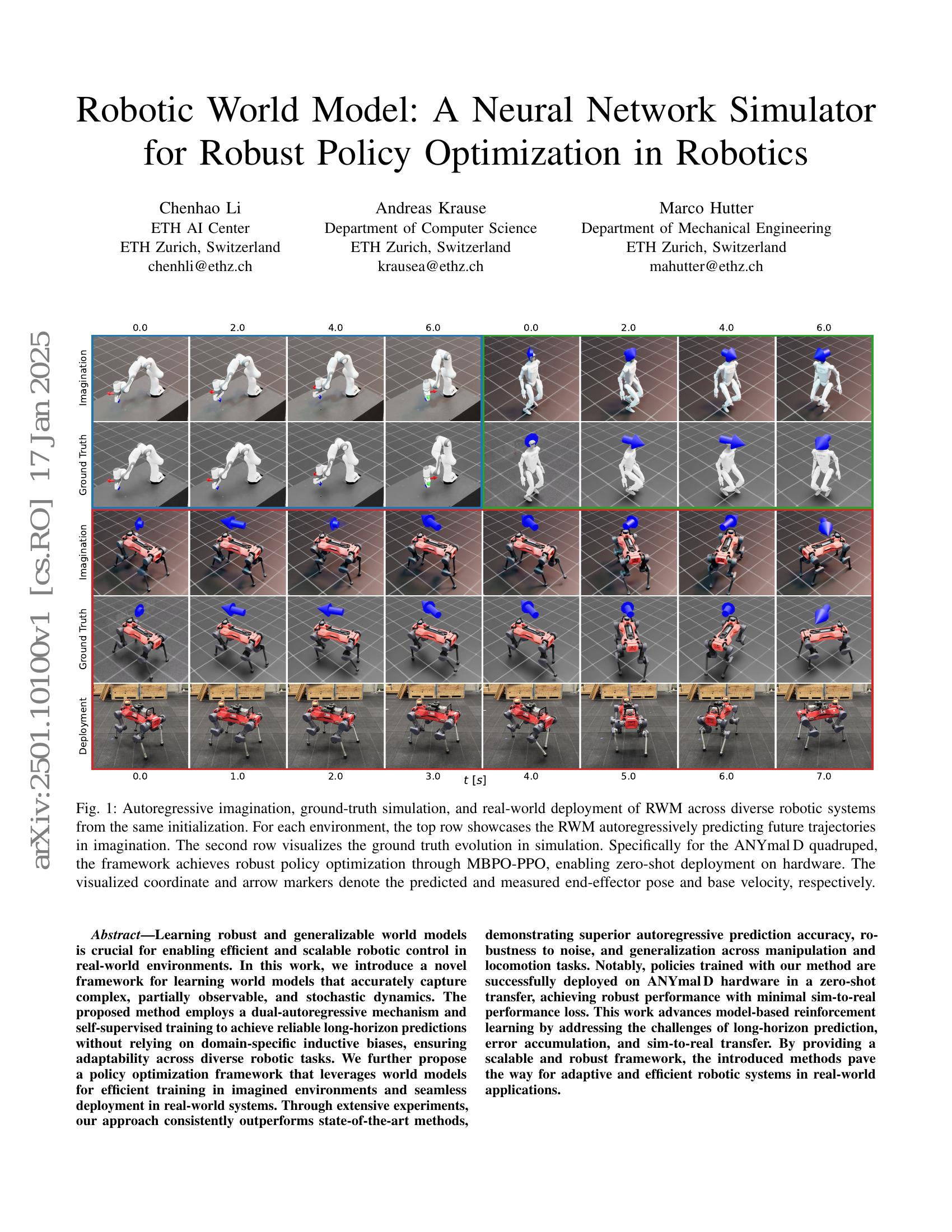 Robotic World Model: A Neural Network Simulator for Robust Policy ...