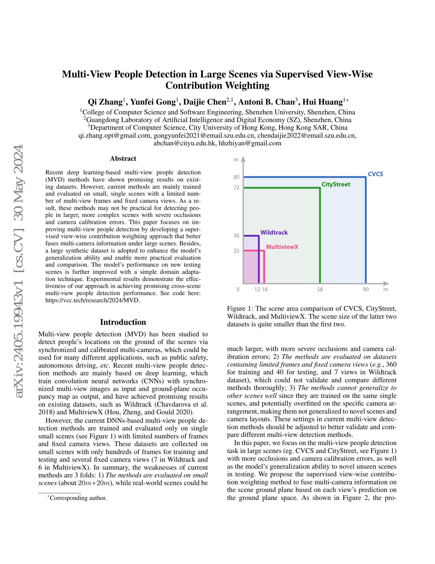 Multi-View People Detection in Large Scenes via Supervised View-Wise ...