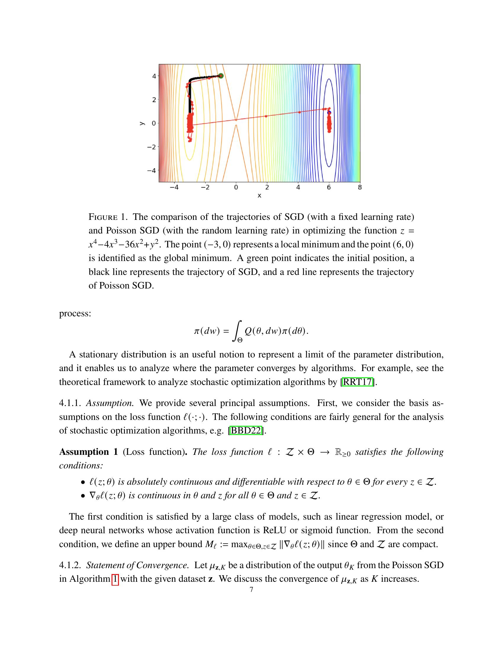 Effect of Random Learning Rate: Theoretical Analysis of SGD Dynamics in ...