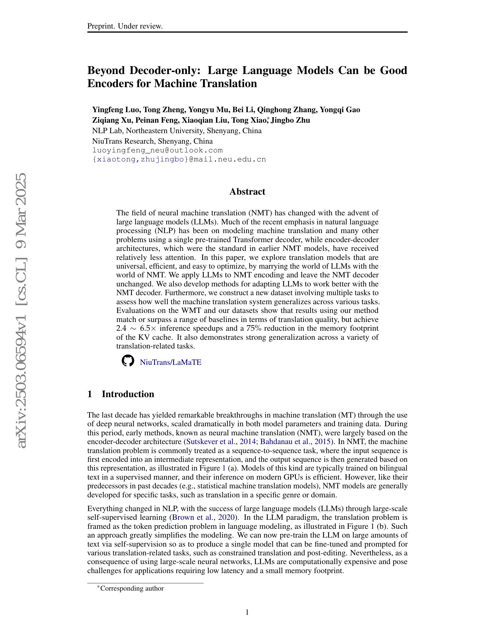 Beyond Decoder-only: Large Language Models Can be Good Encoders for ...