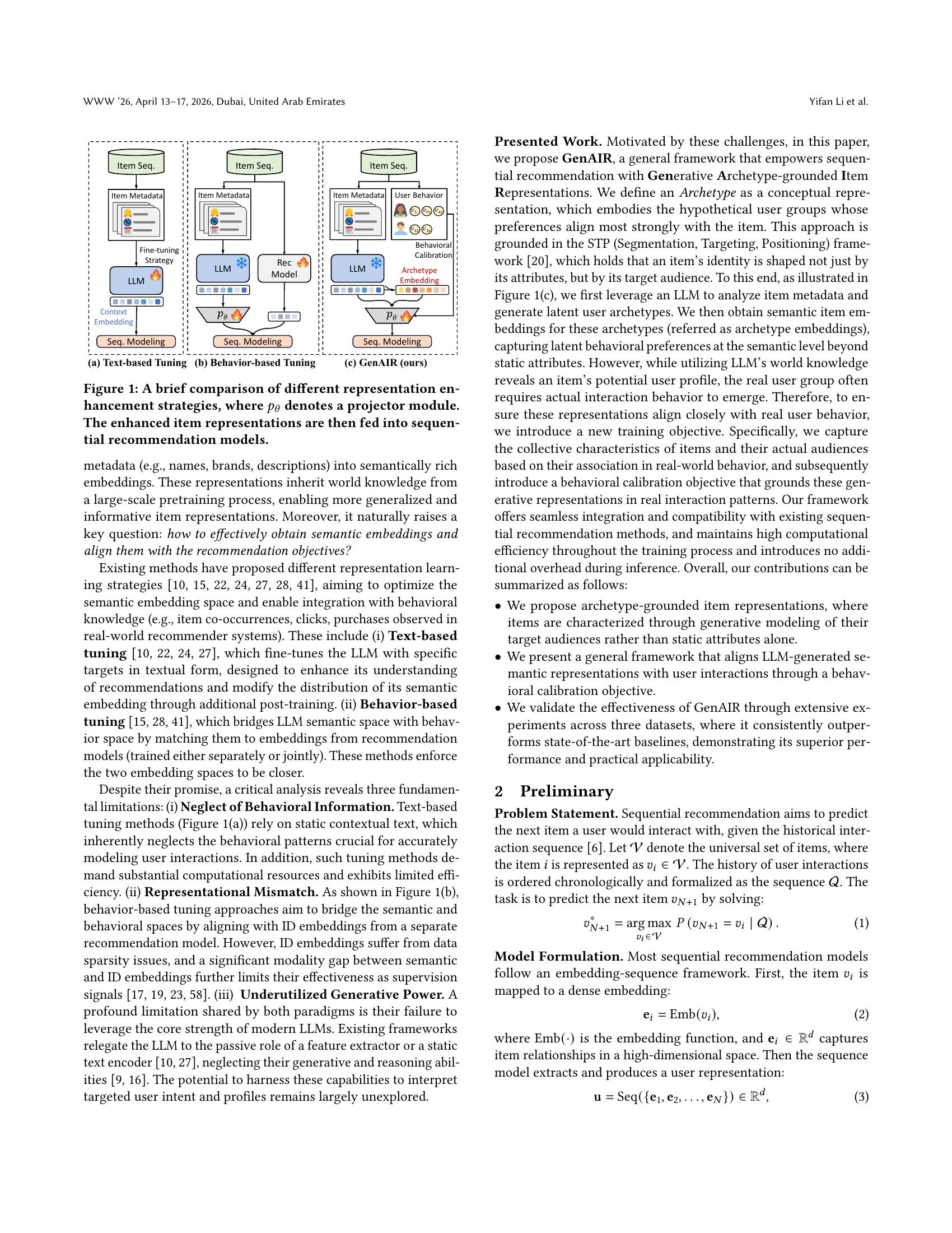 Generative Archetype-Grounded Item Representations for Sequential ...