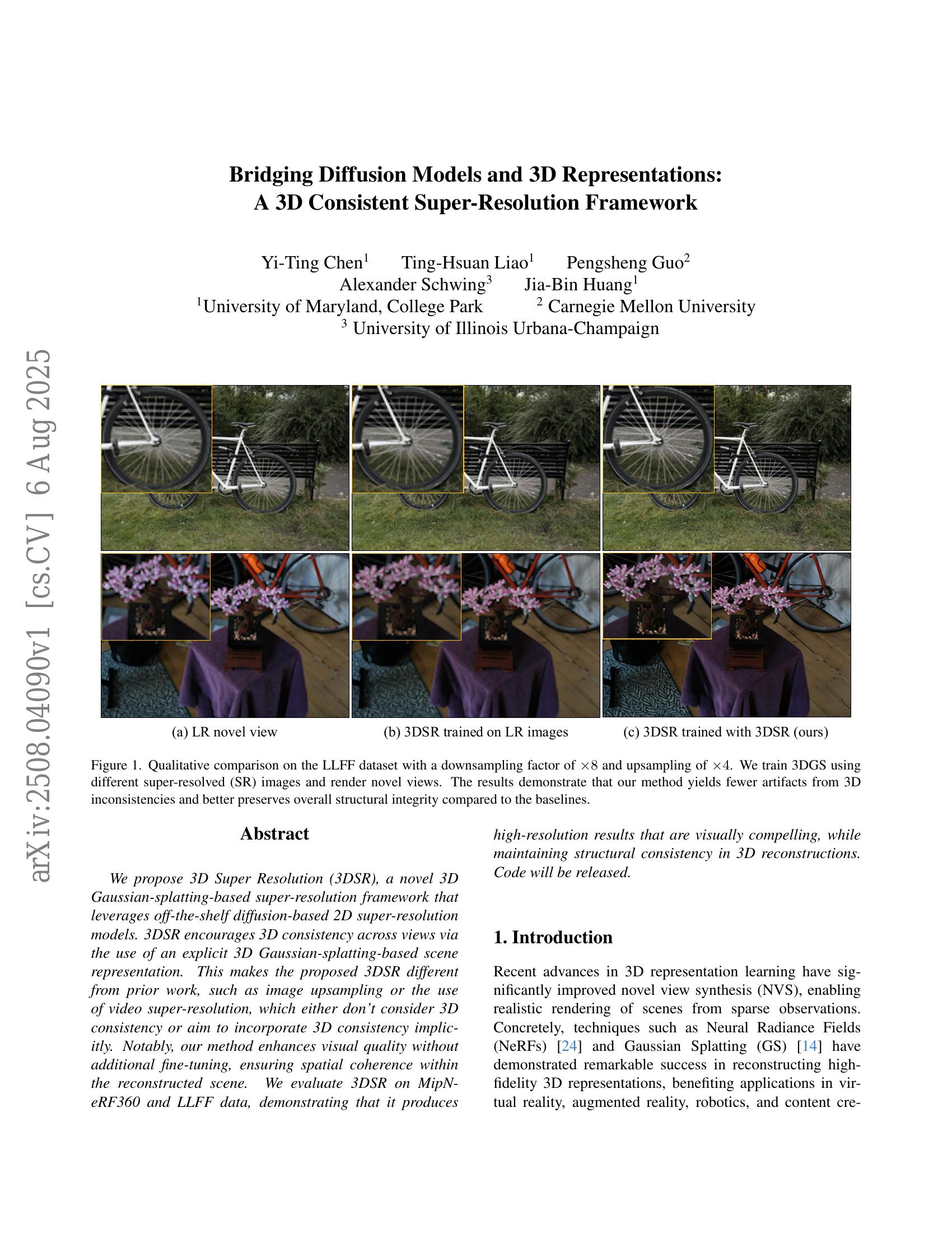 Bridging Diffusion Models and 3D Representations: A 3D Consistent Super ...