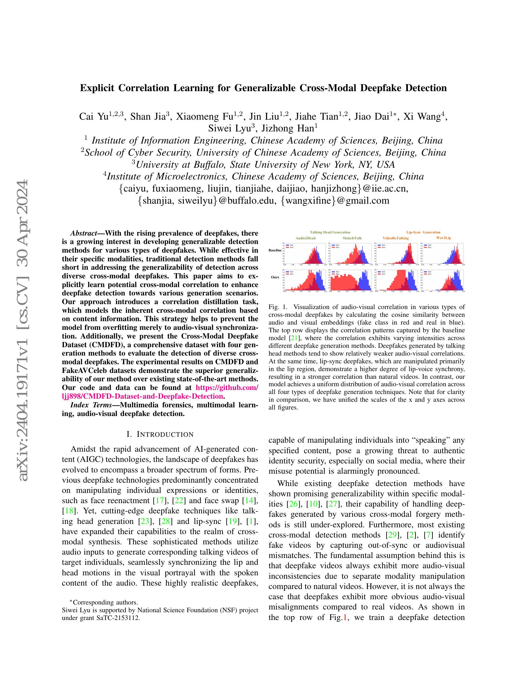 Explicit Correlation Learning for Generalizable Cross-Modal Deepfake ...