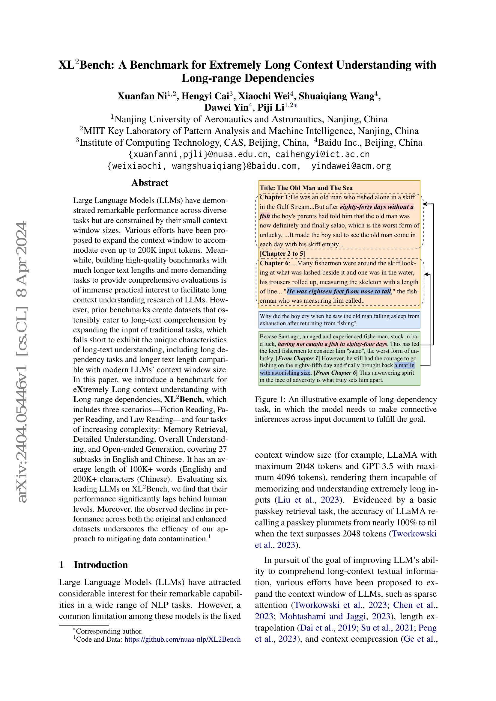 XL$^2$Bench: A Benchmark for Extremely Long Context Understanding with ...