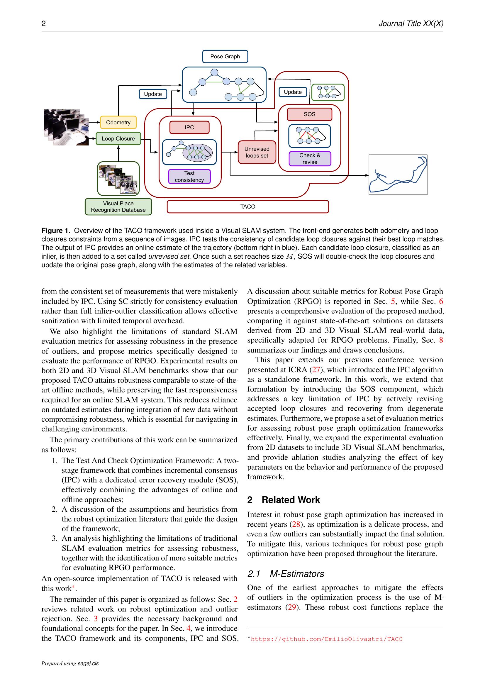 TACO: A Test and Check Framework for Robust Pose Graph Optimization - 智 ...