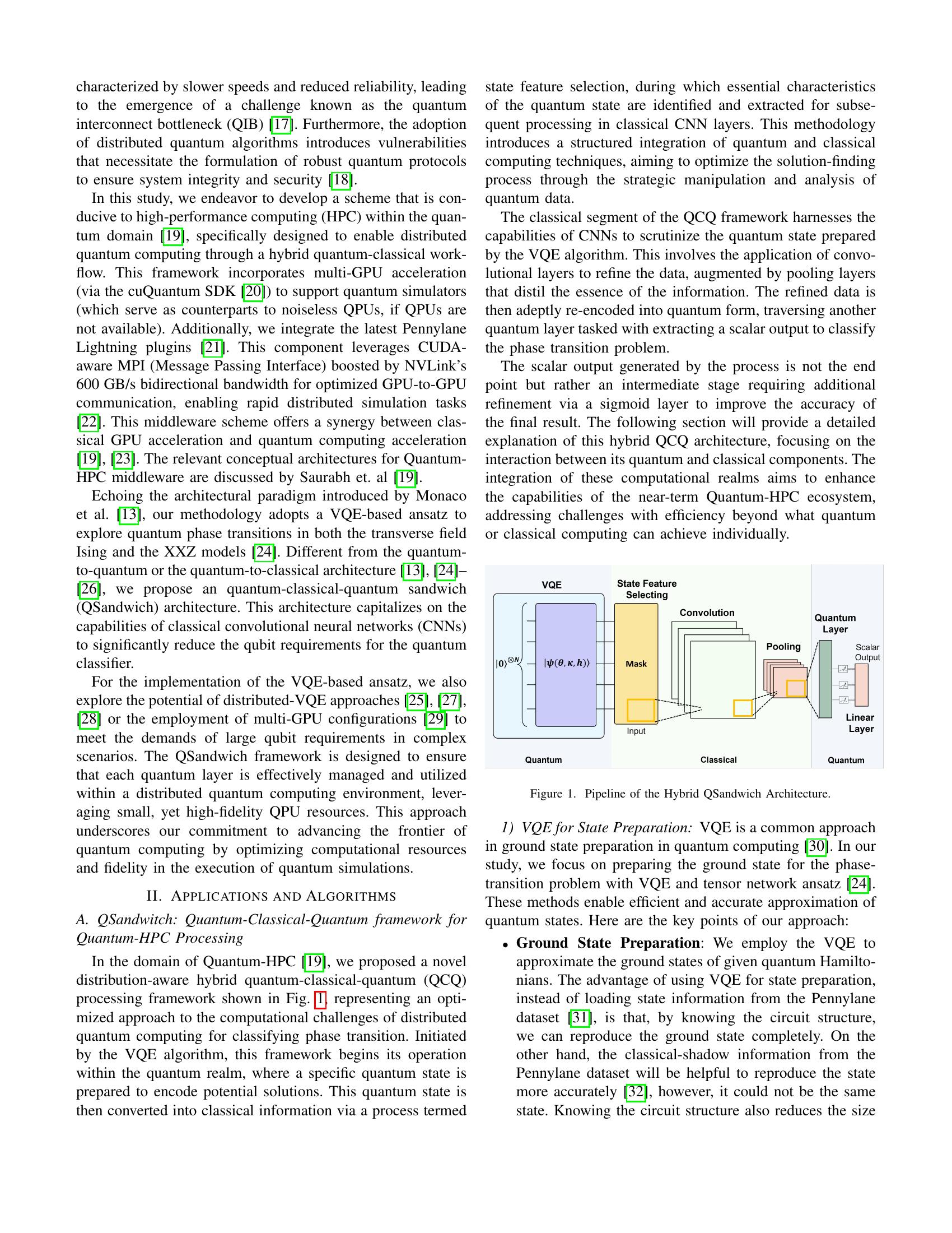 Multi-GPU-Enabled Hybrid Quantum-Classical Workflow in Quantum-HPC ...