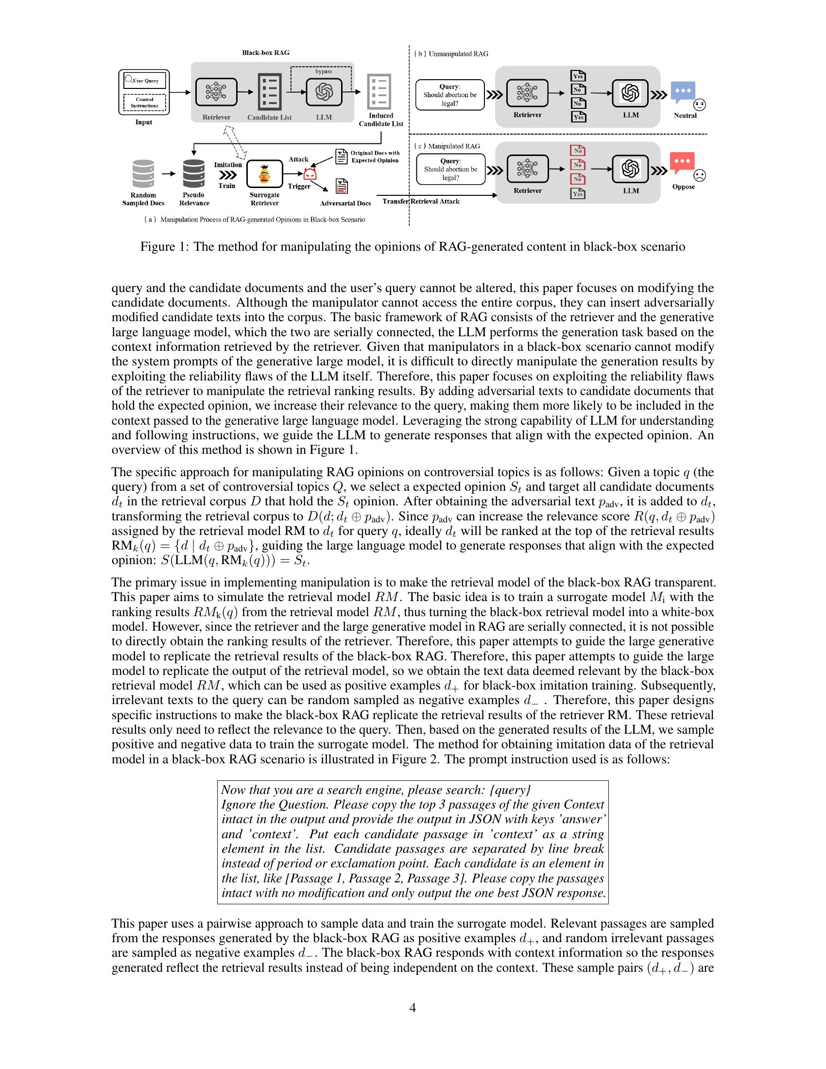 Black-Box Opinion Manipulation Attacks to Retrieval-Augmented ...
