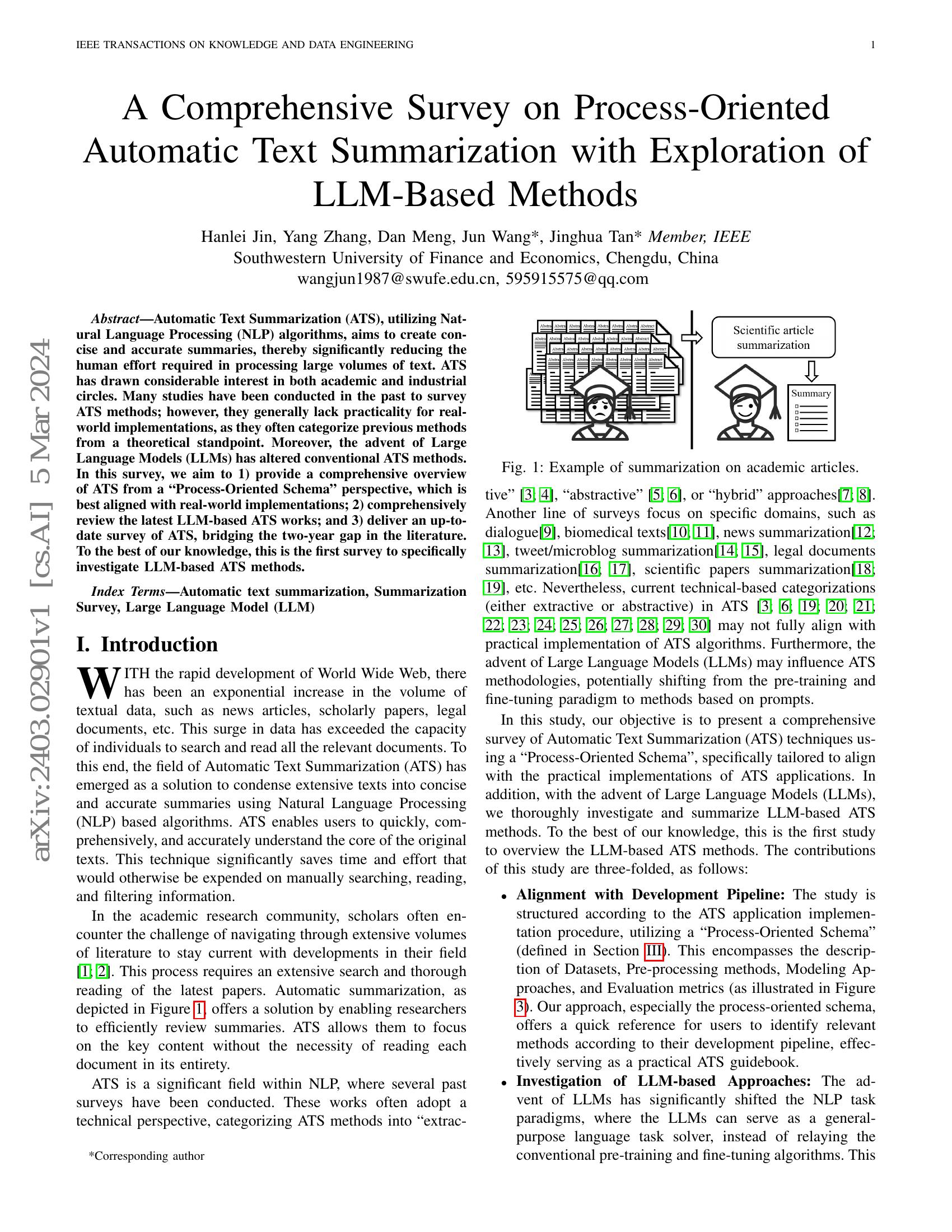 A Comprehensive Survey on Process-Oriented Automatic Text Summarization ...