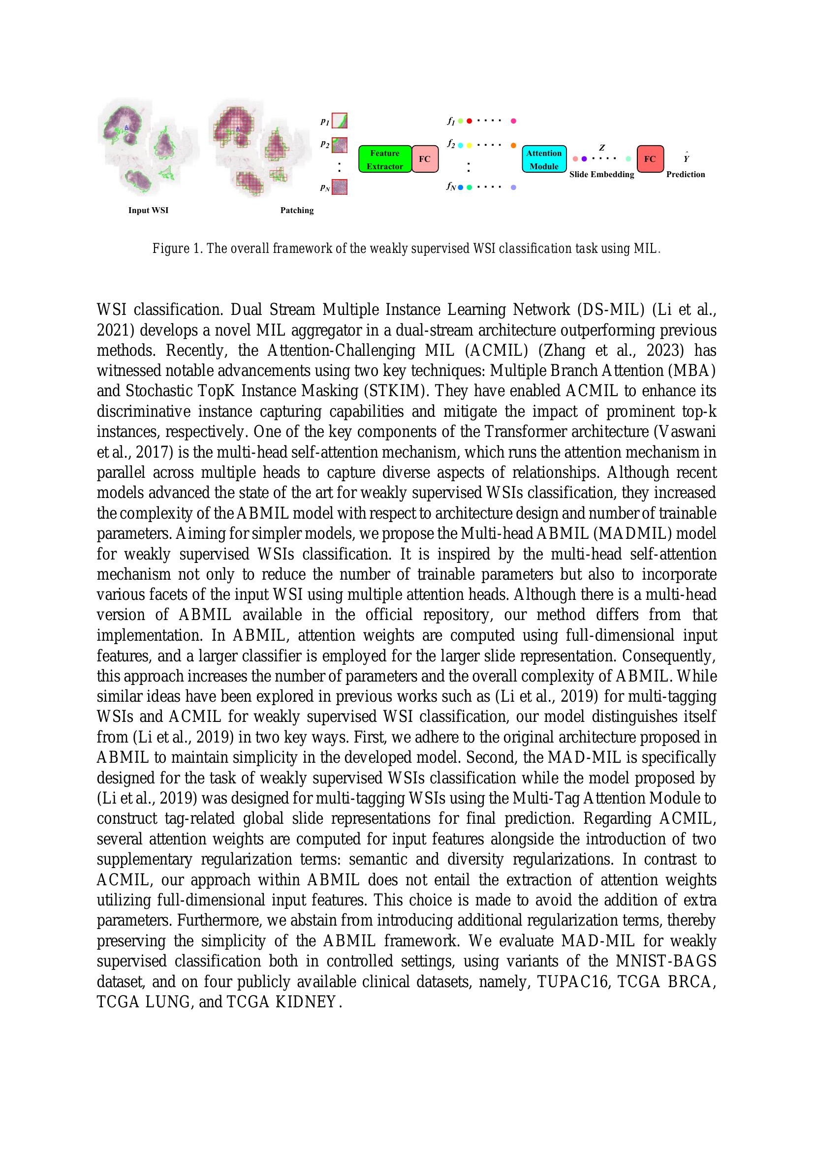 Multi-head Attention-based Deep Multiple Instance Learning - 智源社区论文
