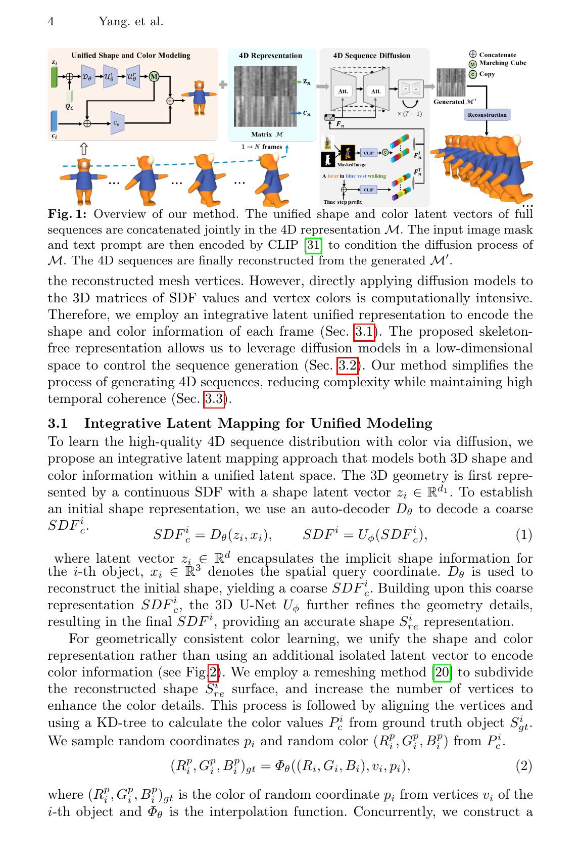Beyond Skeletons: Integrative Latent Mapping for Coherent 4D Sequence ...