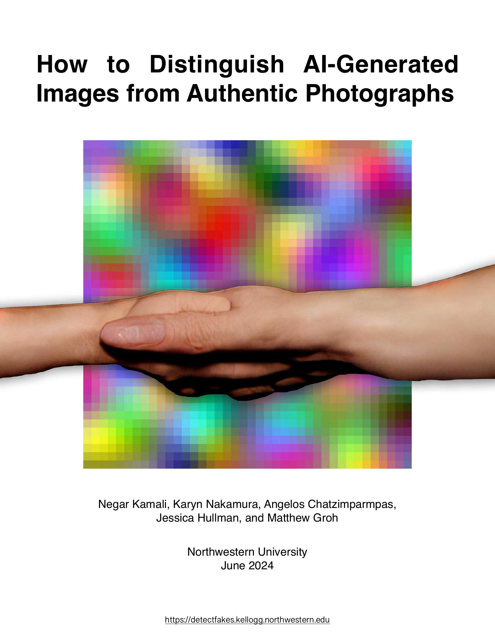 How to Distinguish AI-Generated Images from Authentic Photographs - 智源社区论文