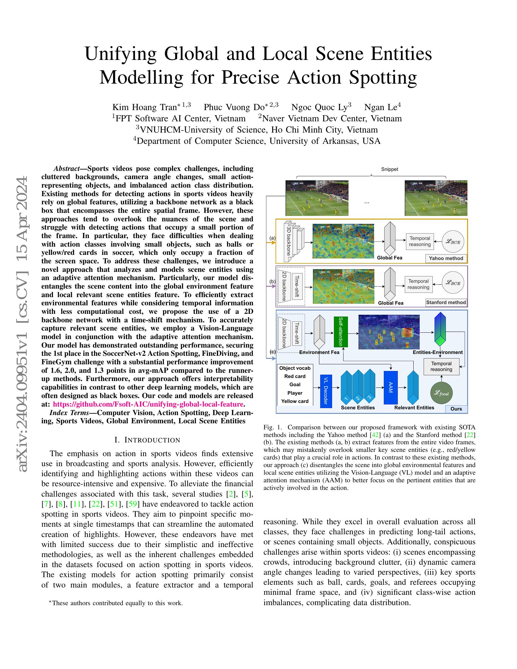 Unifying Global and Local Scene Entities Modelling for Precise Action ...