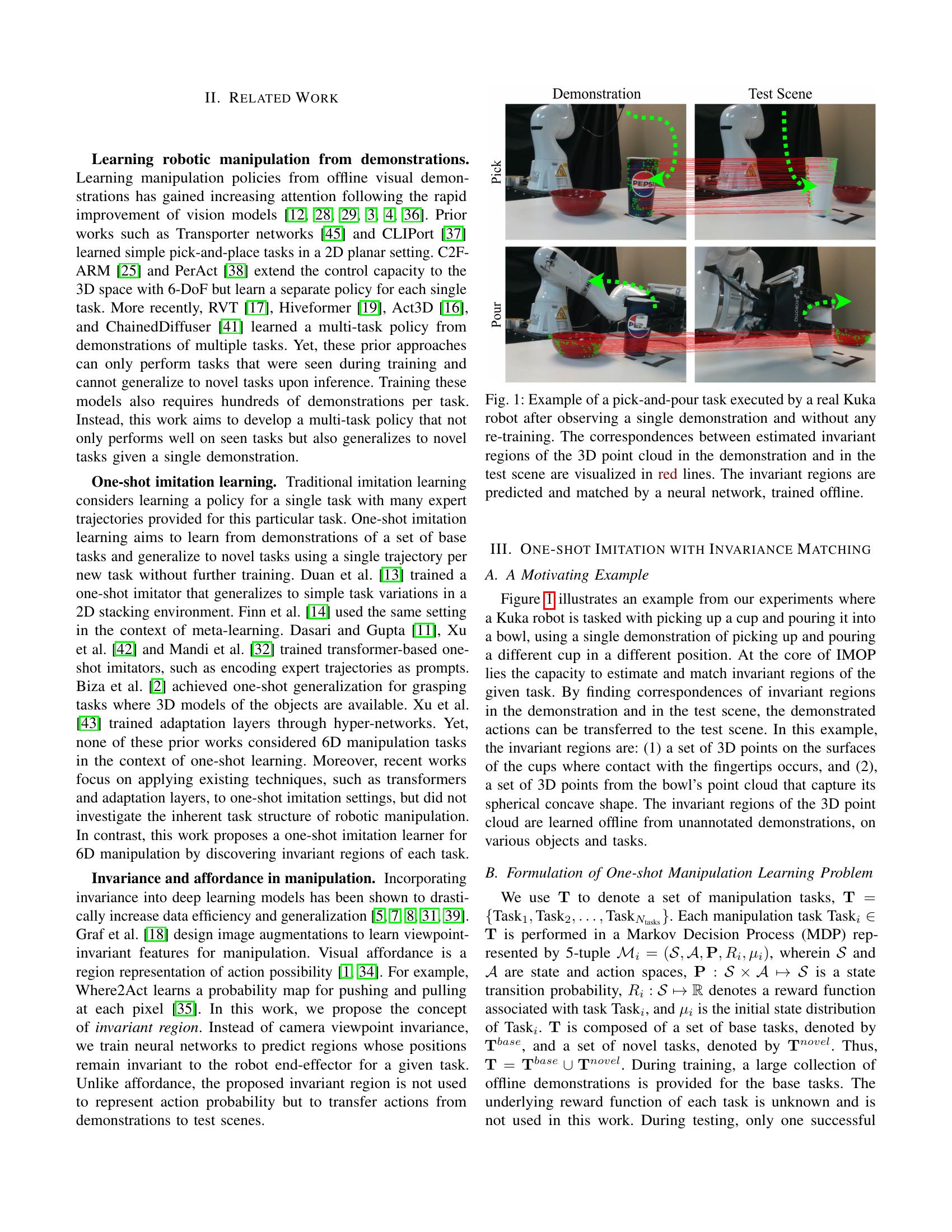 One-Shot Imitation Learning with Invariance Matching for Robotic ...