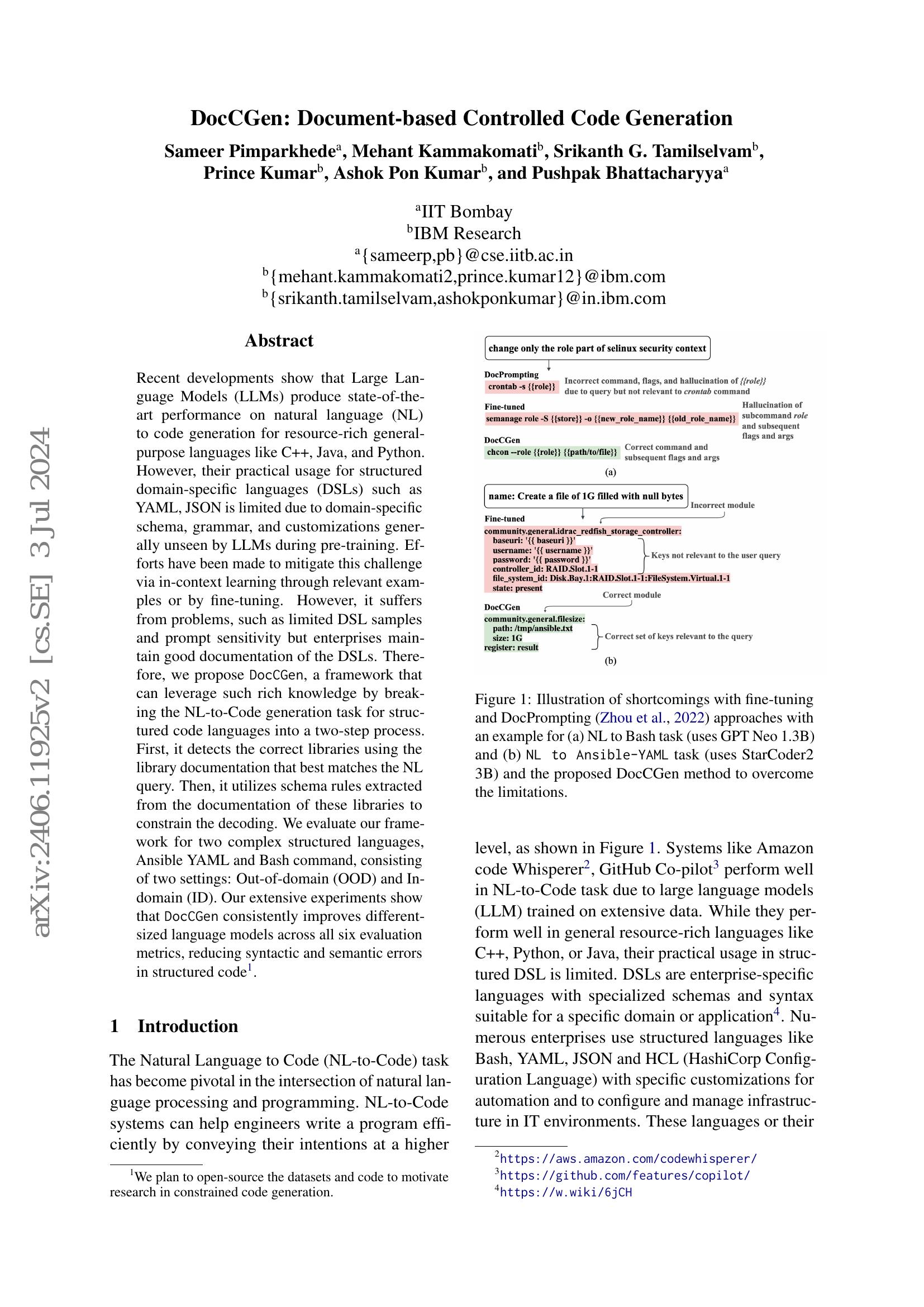 DocCGen: Document-based Controlled Code Generation - 智源社区论文