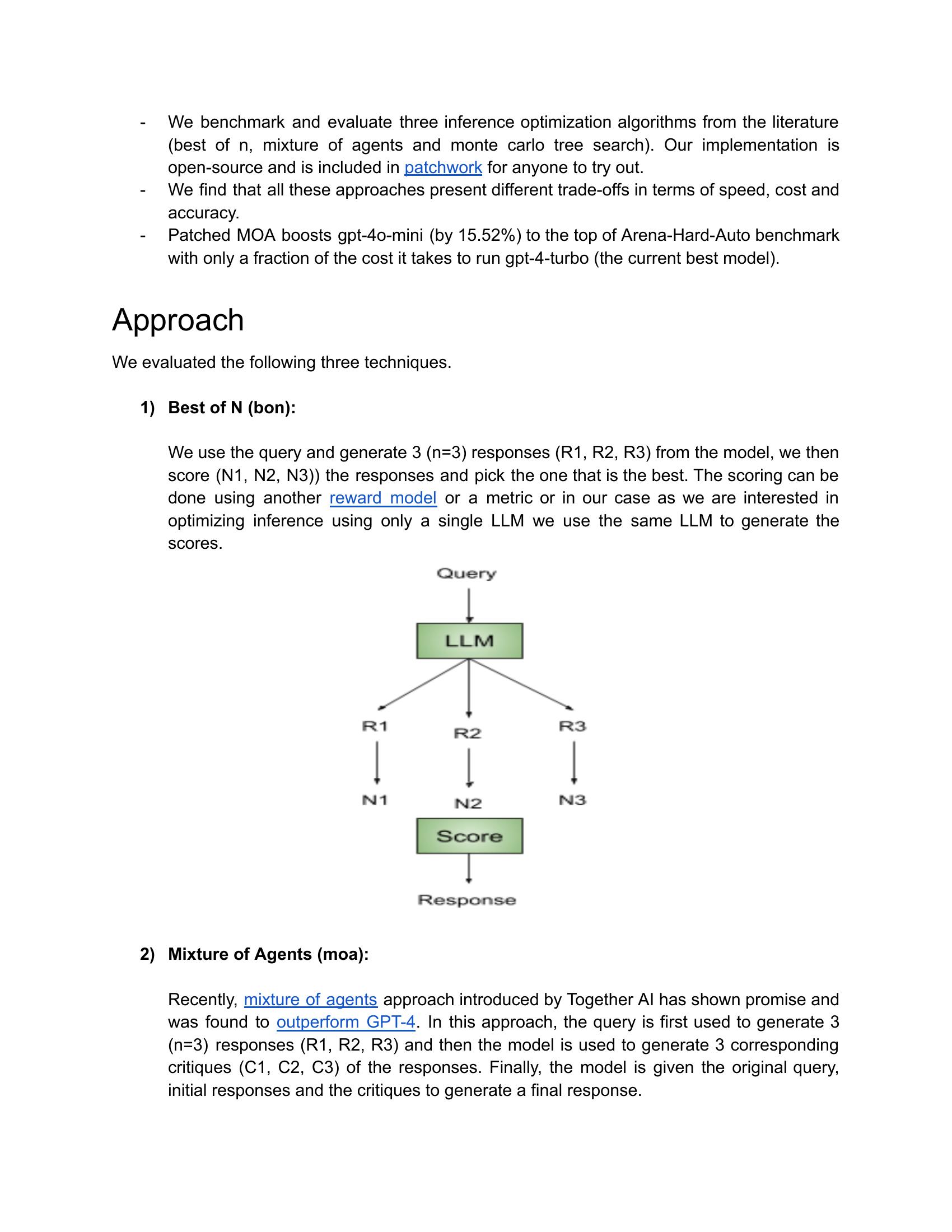Patched MOA: optimizing inference for diverse software development ...