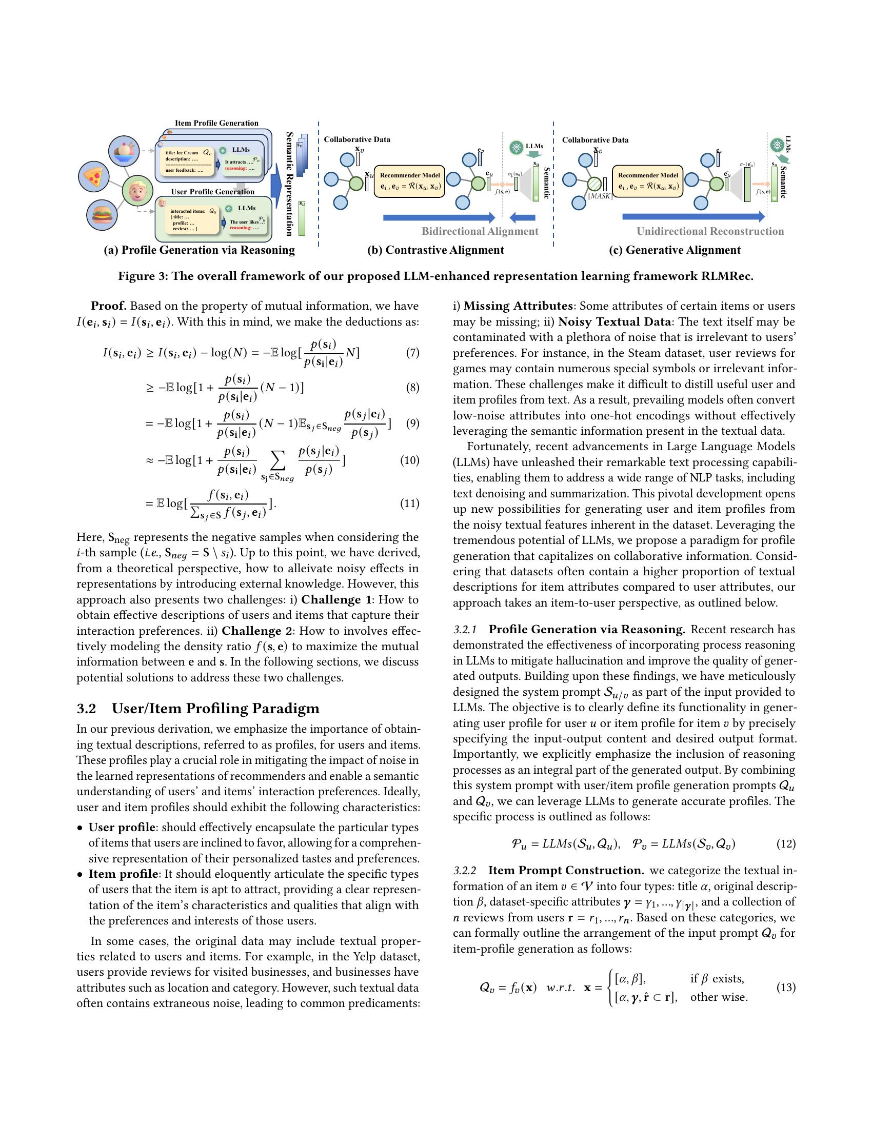 Representation Learning with Large Language Models for Recommendation ...