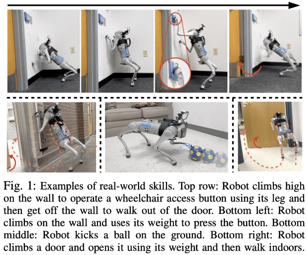 UC Berkeley | 让四足机器人掌握更多交互技能