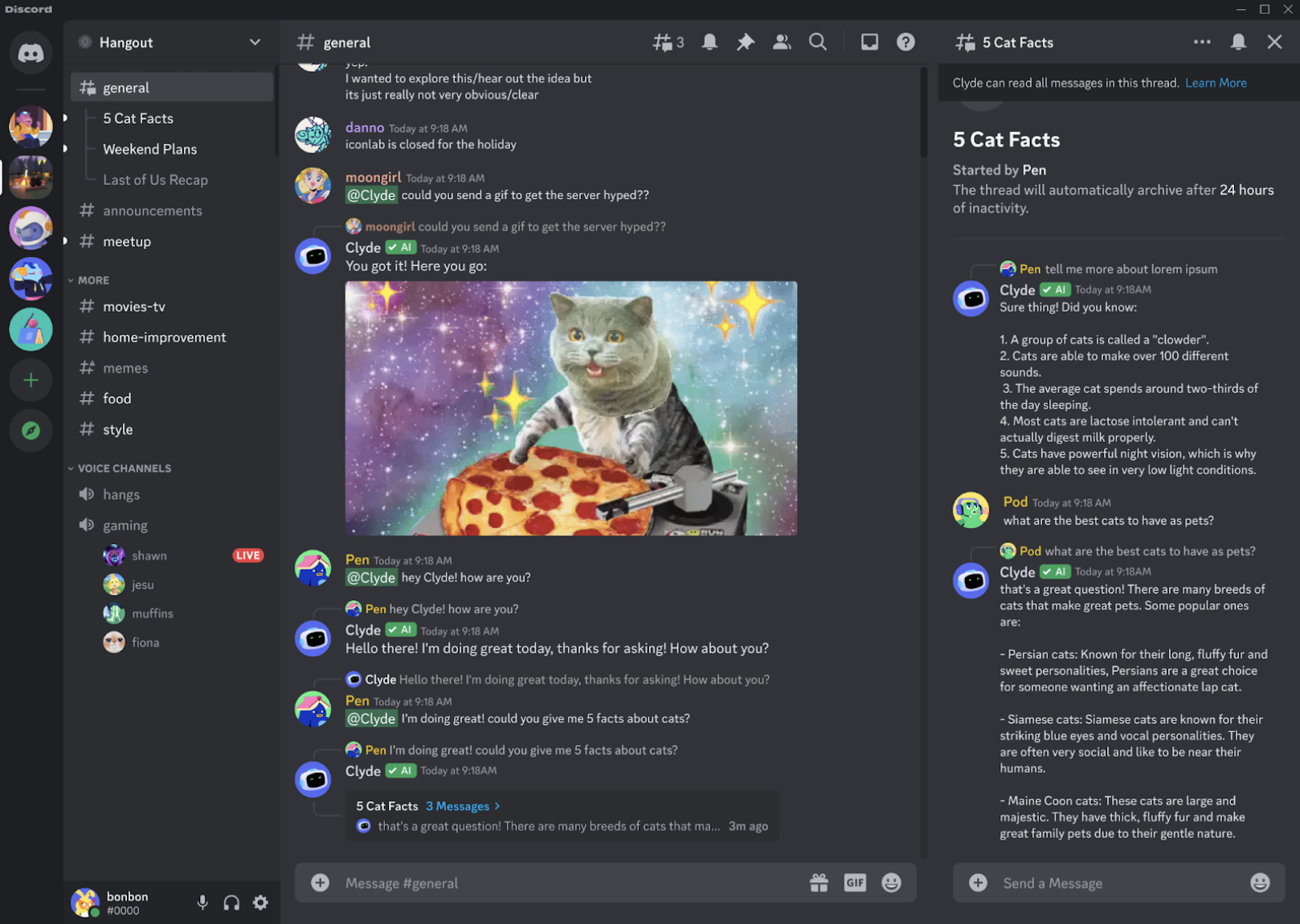 Discord AI Clyde Discord AI Clyde