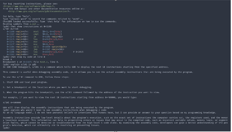 OpenAI总裁Greg Brockman转发|ChatGDB：一种编译语言的调试器，利用ChatGPT旨在增强您使用 GDB 进行调试的体验