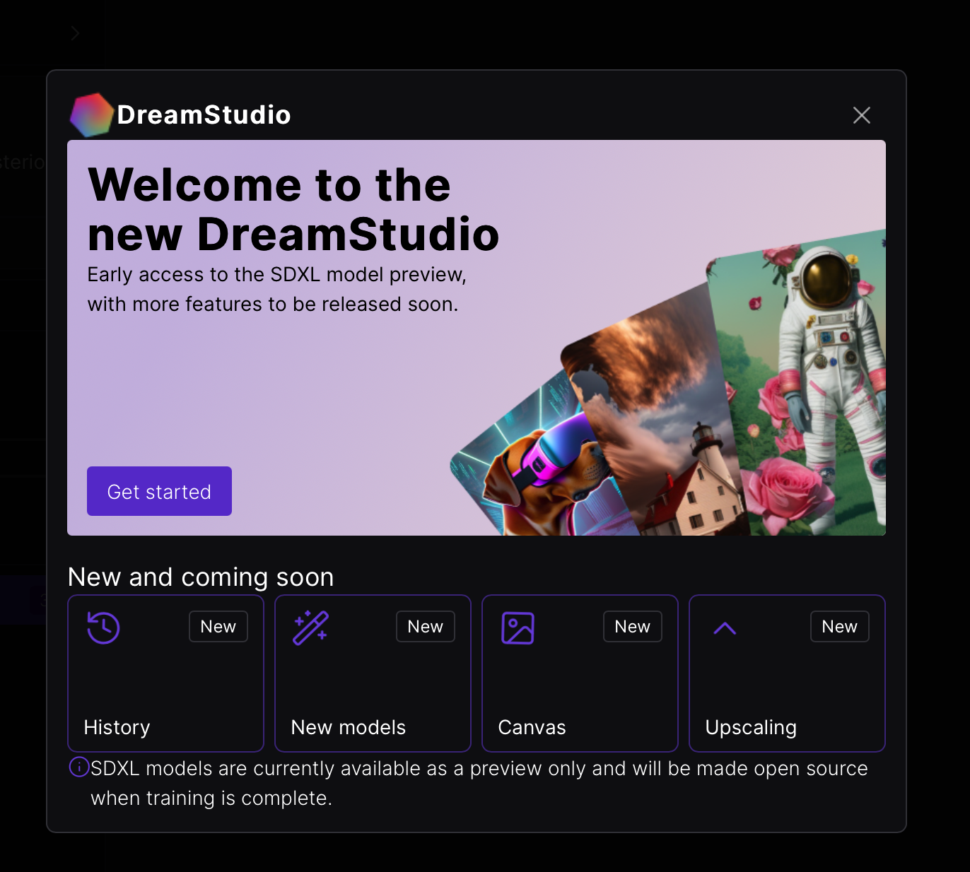 Stability AI DreamStudio 